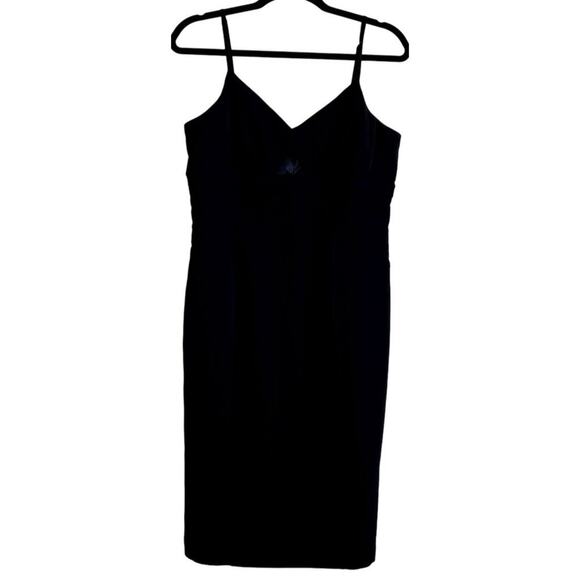 BARDOT Boning Bodice Women Size 10 Large Strappy Sleeveless V-Neck sheath Dress - Picture 1 of 9